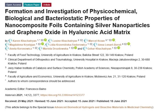 Formation and Investigation of Nanocomposite Foils  - K. Khachatryan